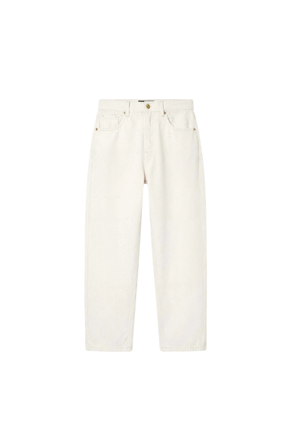 Jules Jeans in White Lightweight Denim