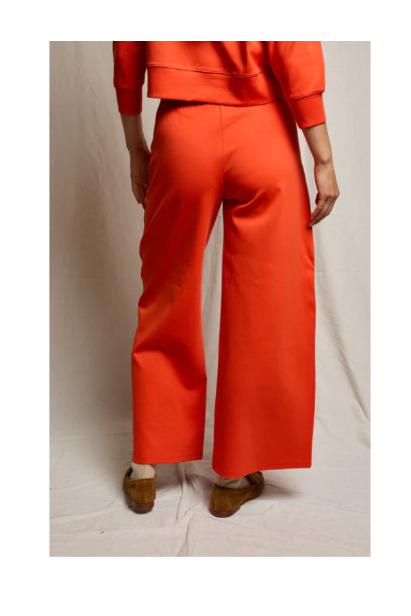 Mikos Travel Wide Leg Pants in Tomato