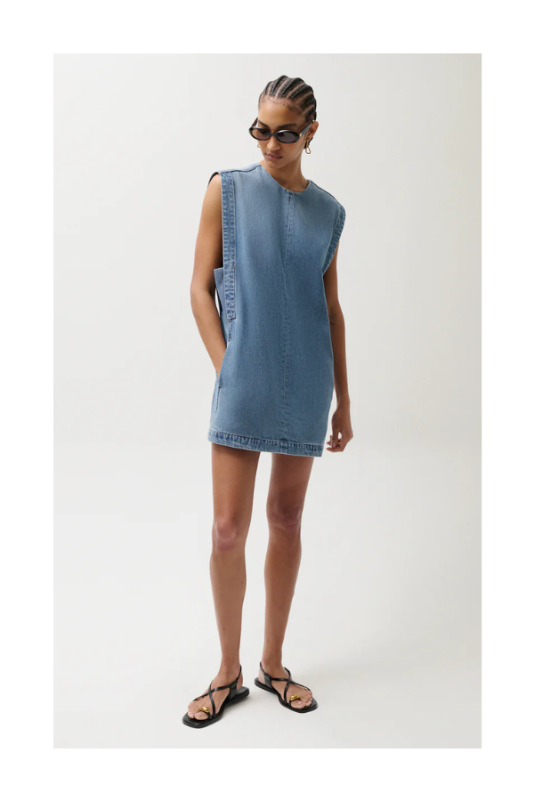 Karla Mini Dress in Attitude