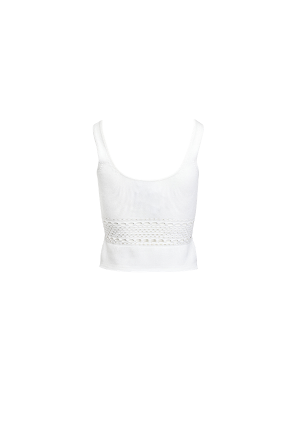Fitzgerald Open Stitch Knit Tank