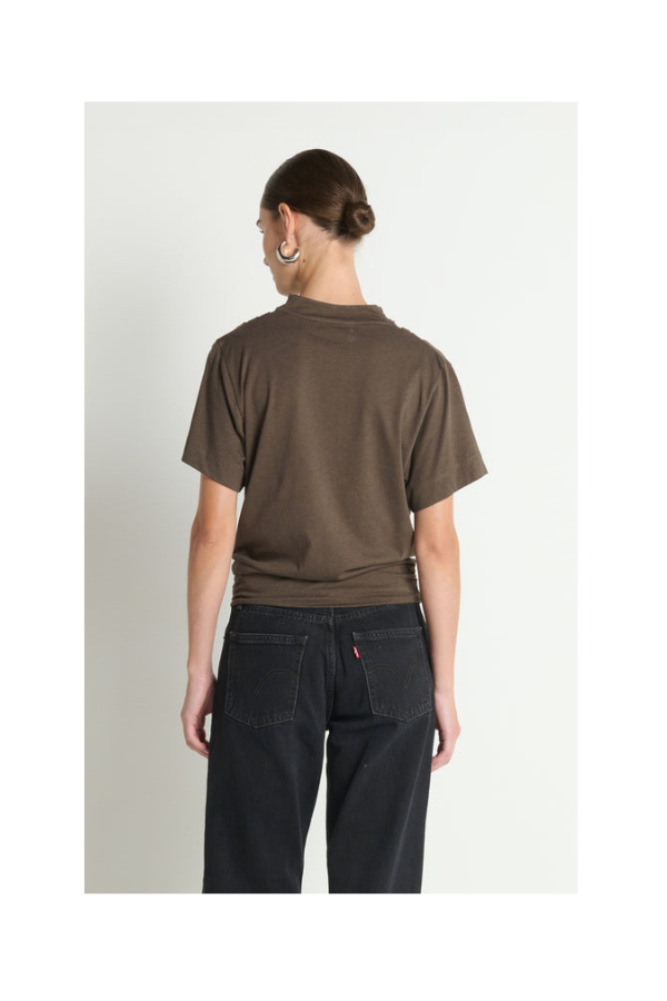 Daryl Cowlneck Tee Espresso