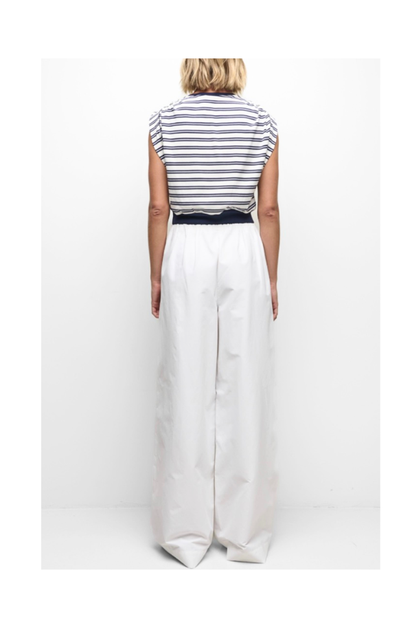 Joie Cotton Jersey Top in Midnight Stripe