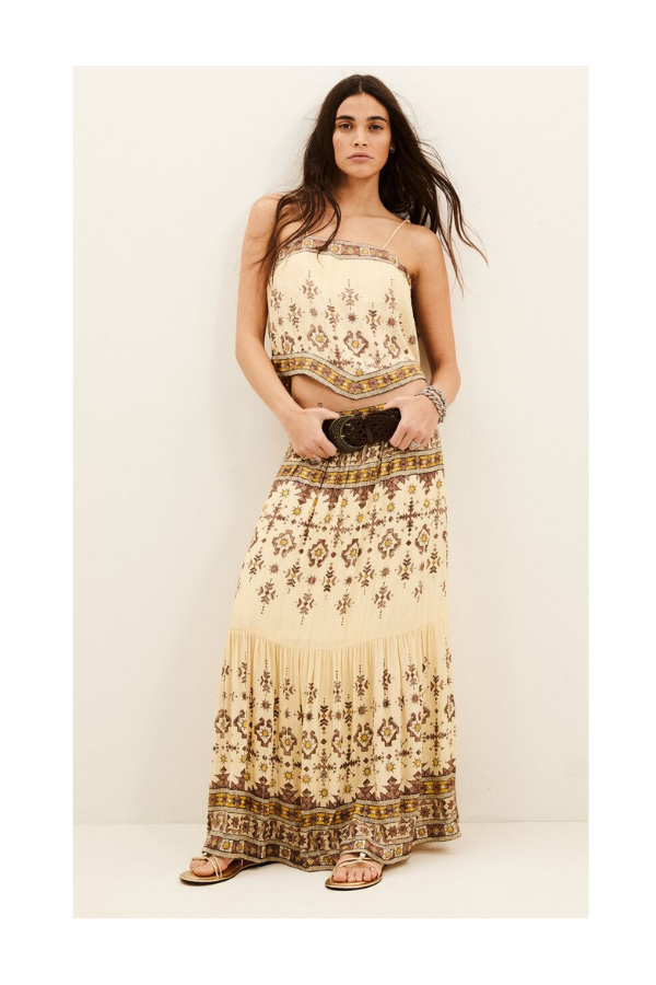 Top Zelie in Mandarine