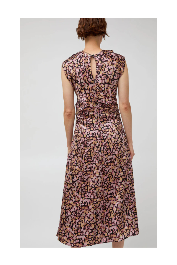 Rochelle Dress in Pink Ink Blot