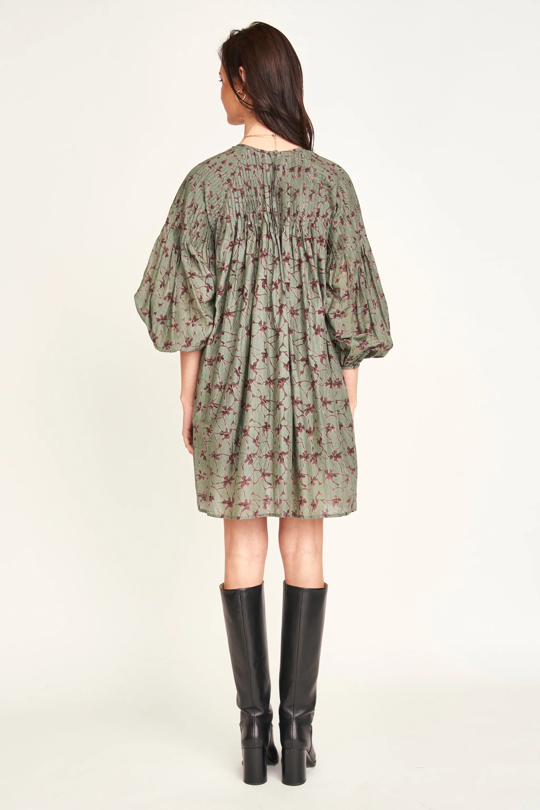 Kerala Dress in Shadow Kudzu