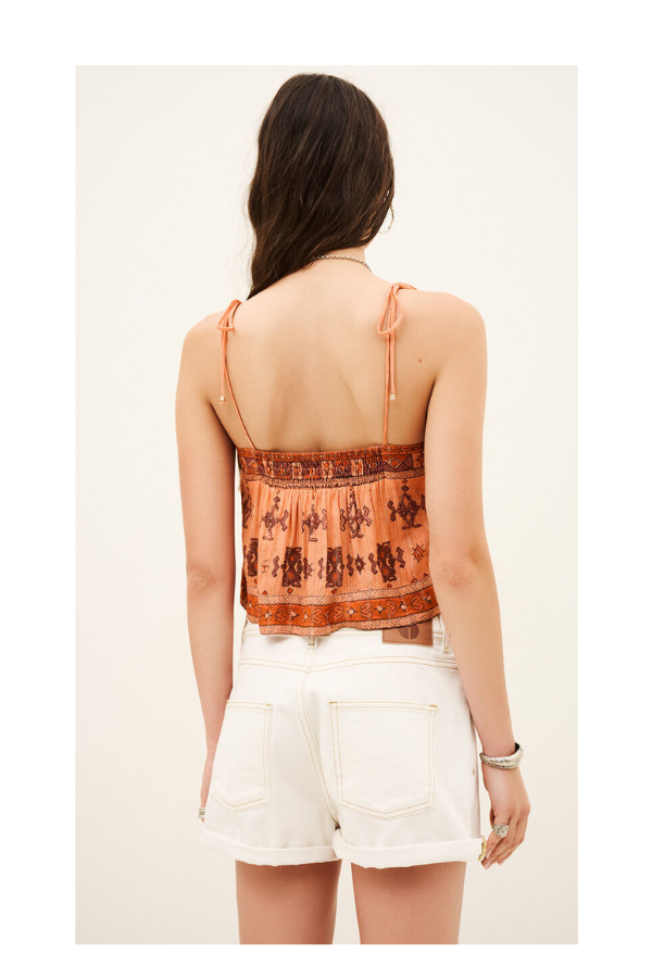 Top Zelie in Mandarine