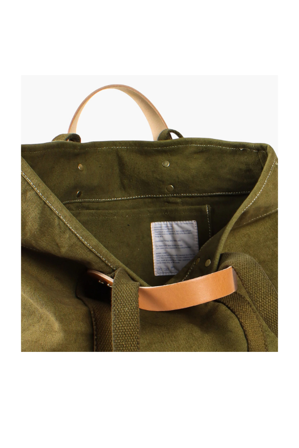 Small East West Tote inOlive
