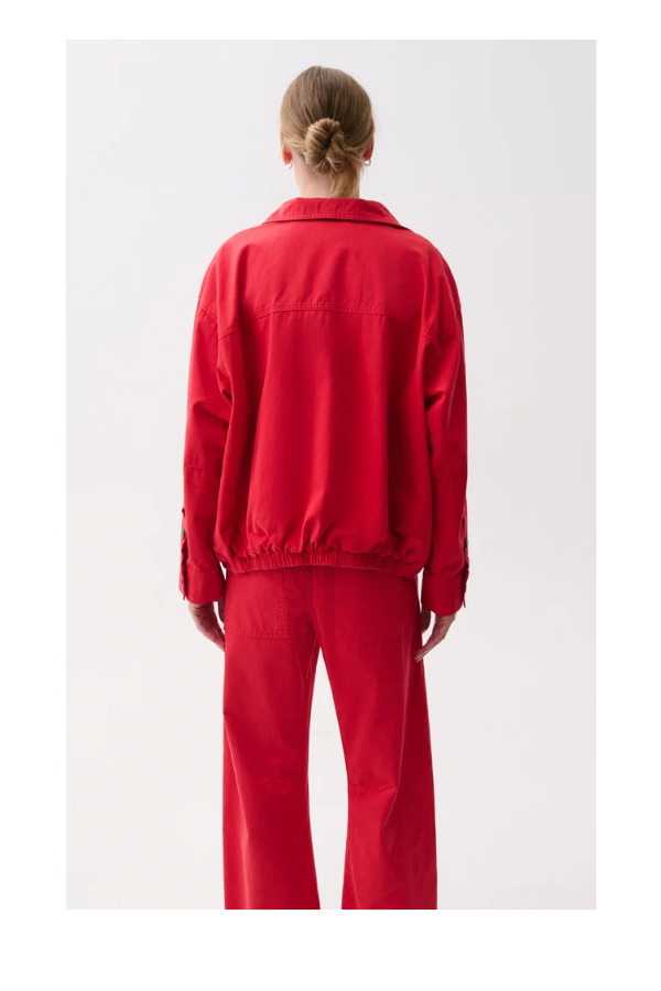 Liberty Funnel Neck Jacket in Negroni