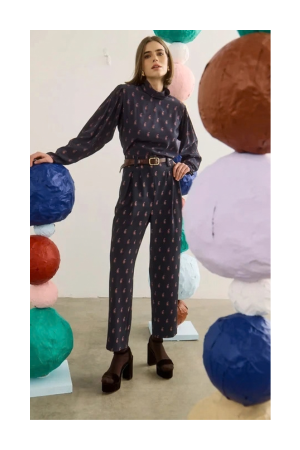 Whitton Pant in Paisley Posey