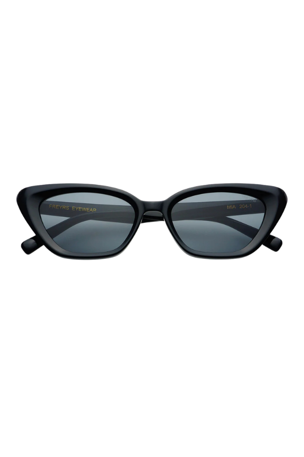 Mia Acetate Cat Eye Womens Sunglasses Black