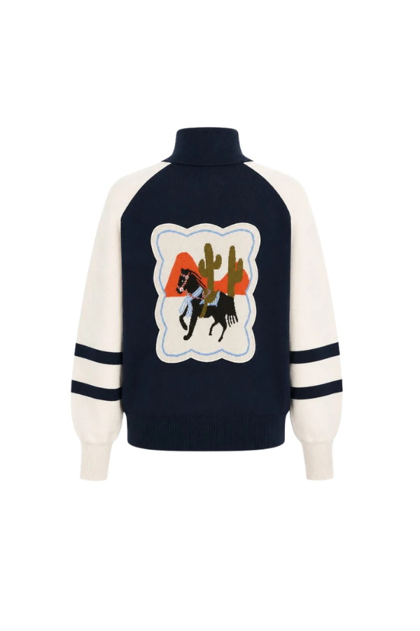 Timbre Sweater in Bleu Marine