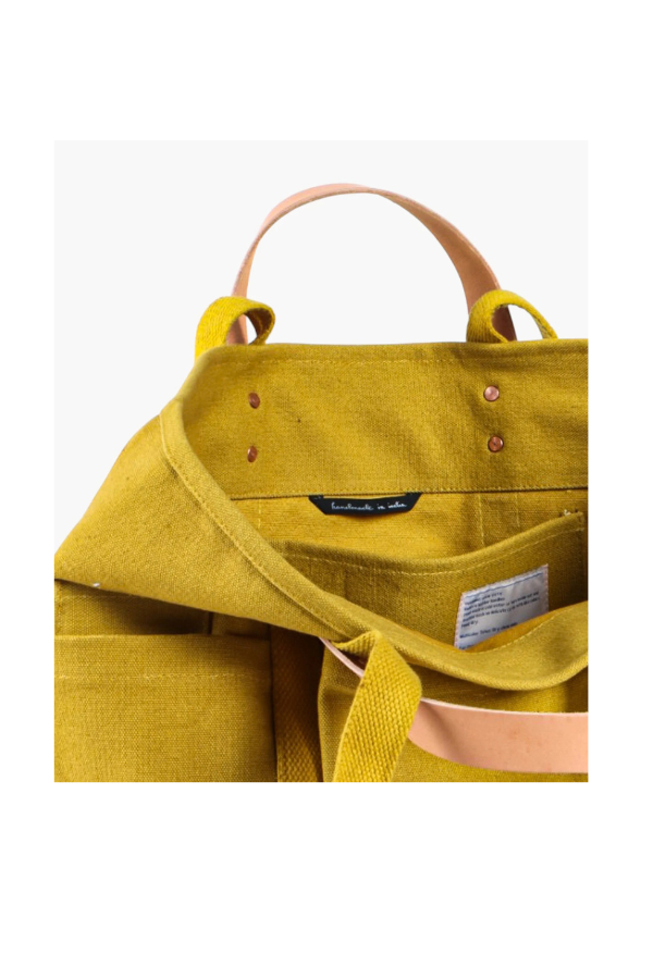 Construction Tote in Chartreuse