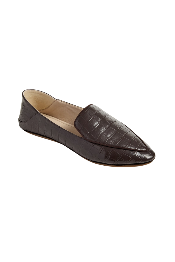 Vivian Crashback Loafer in Choc