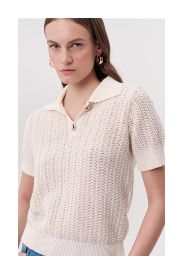 Rachael K. Blouse in Beige