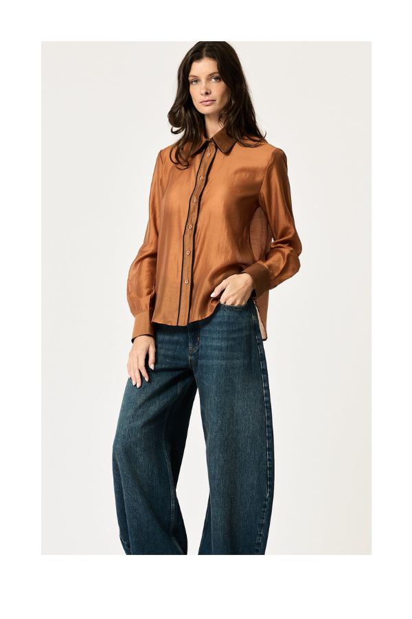 Blanca Shirt in Bronze