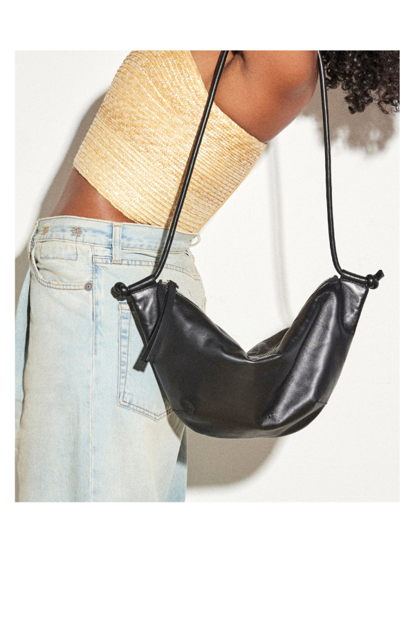 Elodie Purse in Black Nappa