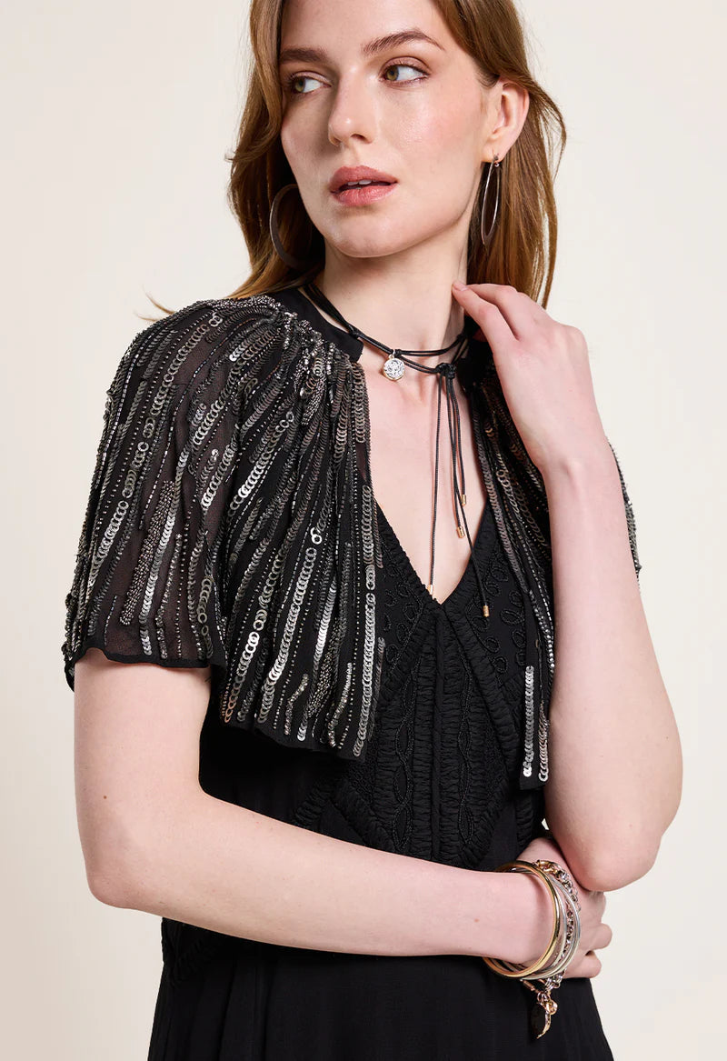 Moonlight Cape in Onyx Black