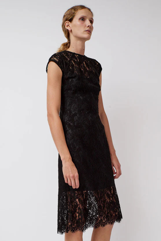 Erika Dress in Embroidered Lace