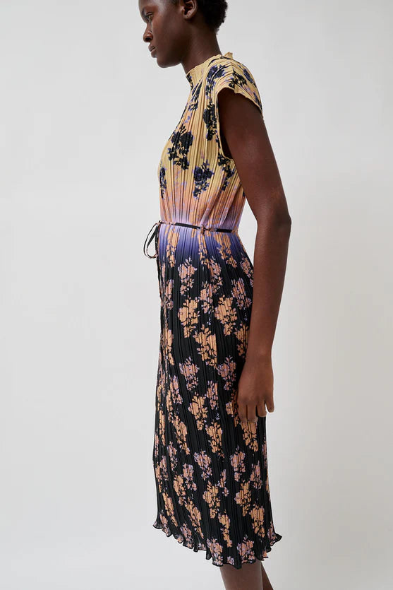 Julien Dress in Dip Dye Shadow Floral