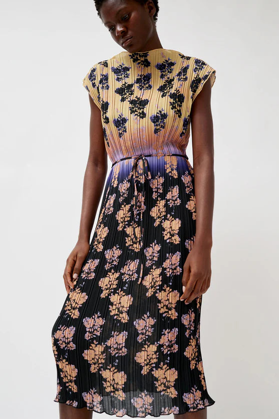 Julien Dress in Dip Dye Shadow Floral