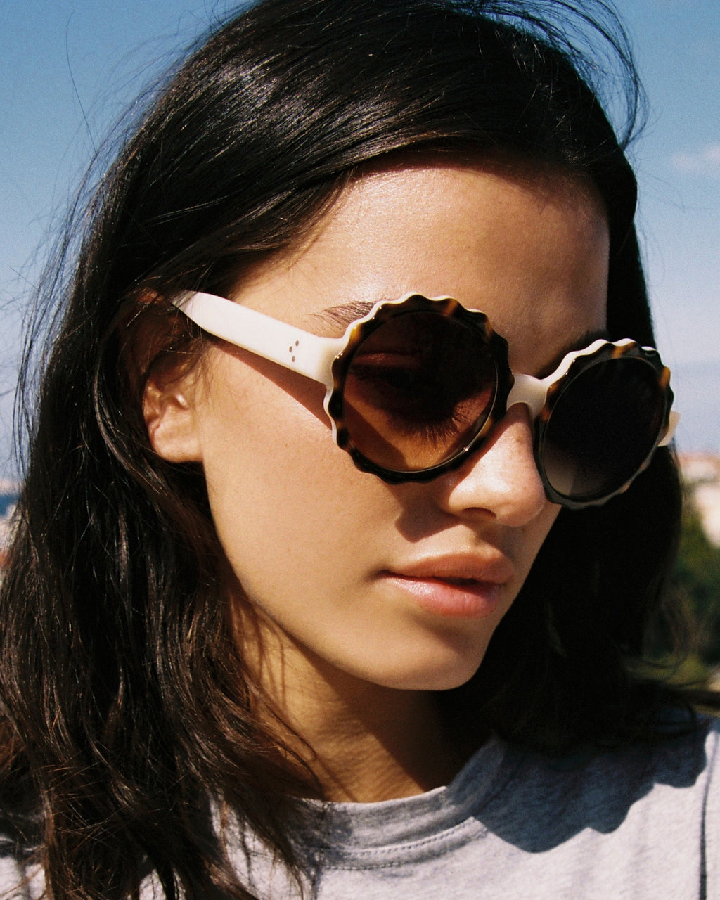 Lily Sunglasses in Ivory
