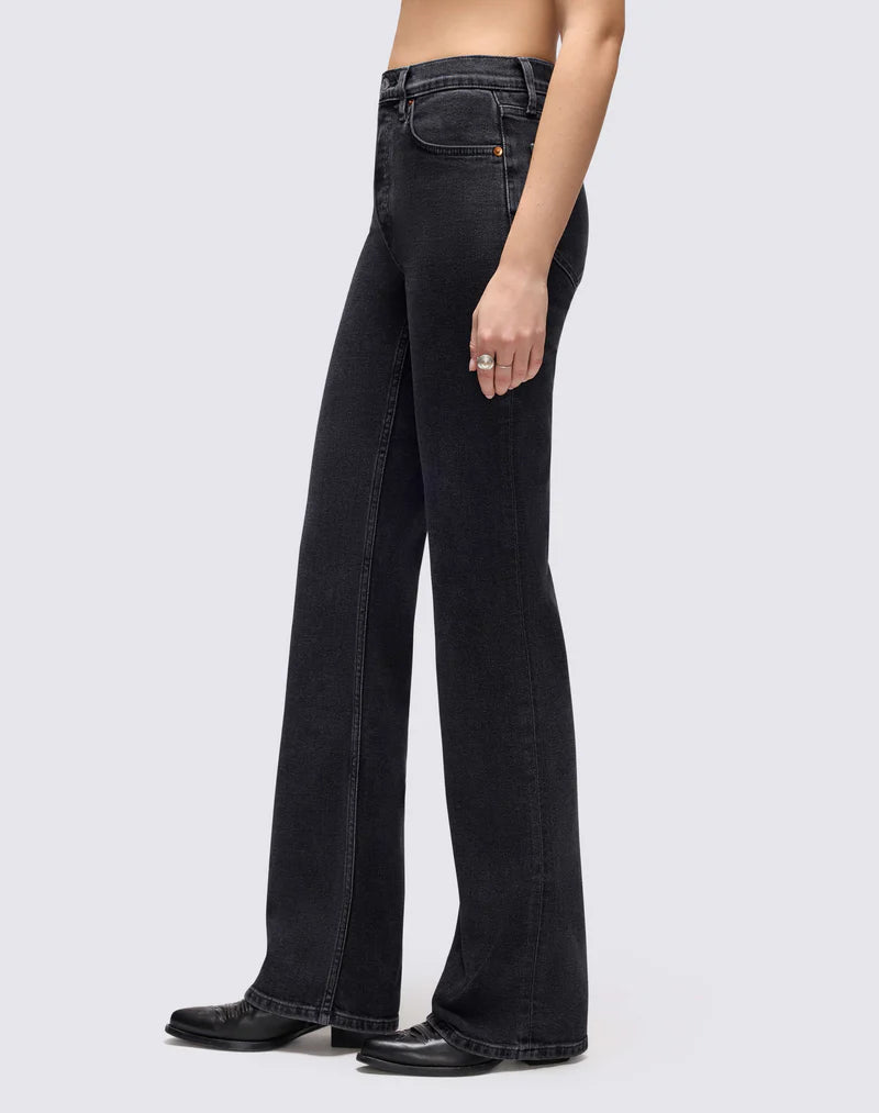 70s Bootcut Jean in Back to Black