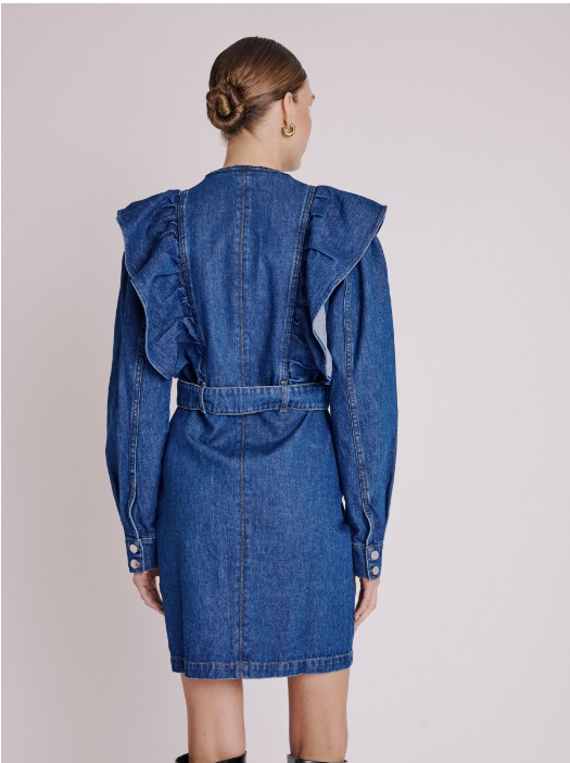 Reem Dress in Blue Denim