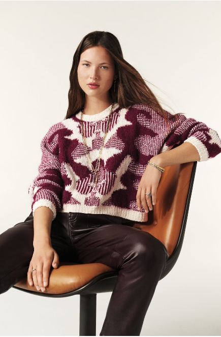 Rora Jumper in Bordeaux