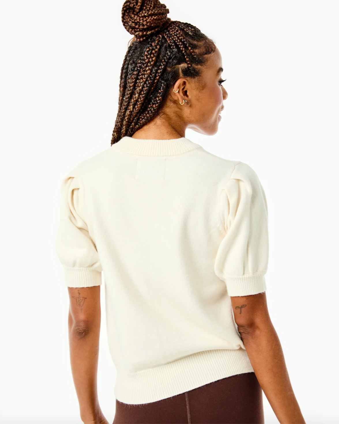 Locust Active Sweater in Cream