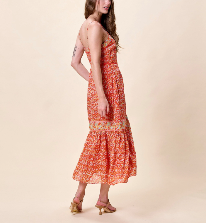 Miralani Midi Dress in Solara Print