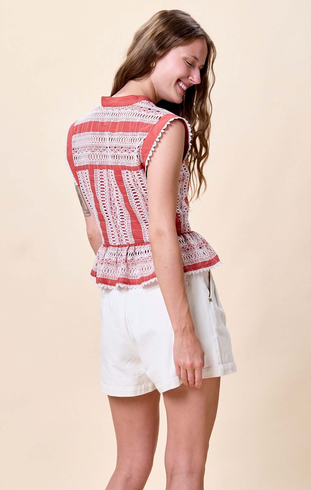 Sienna Top in Paprika
