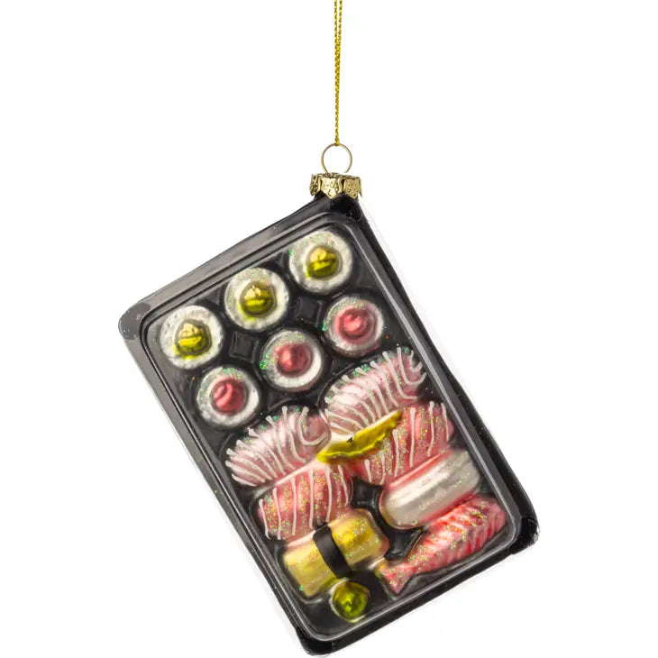 Glass Sushi Tray Ornament