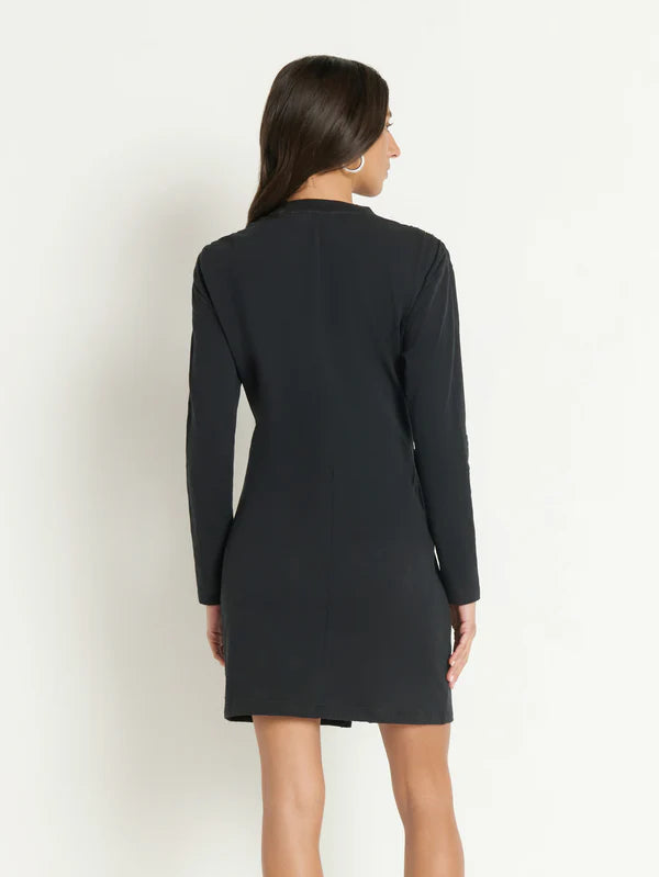 Taylor Wrap Dress in Black