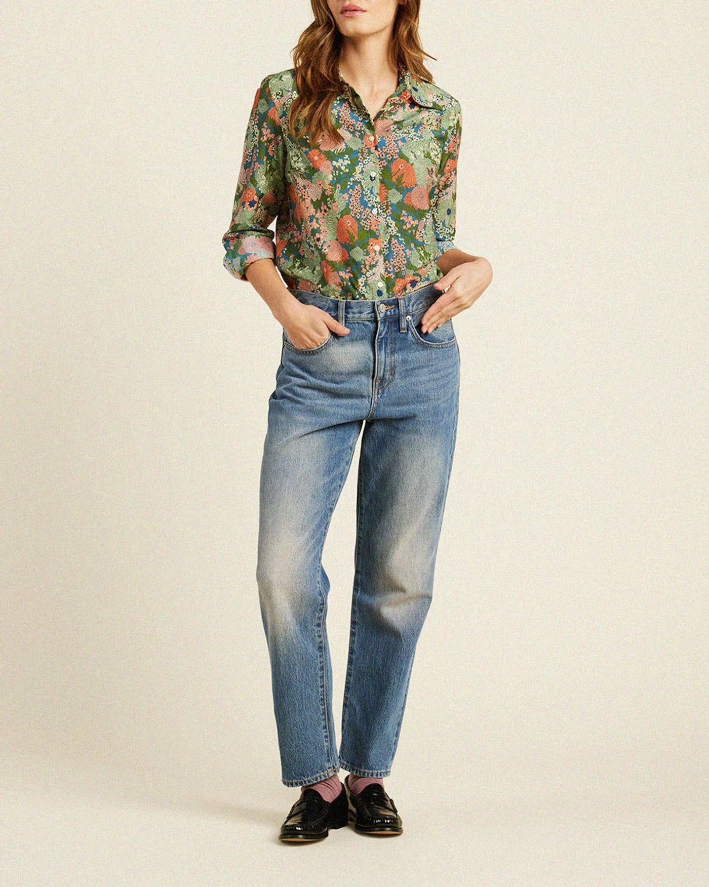 Jacquelin Shirt in Tranquil Mist