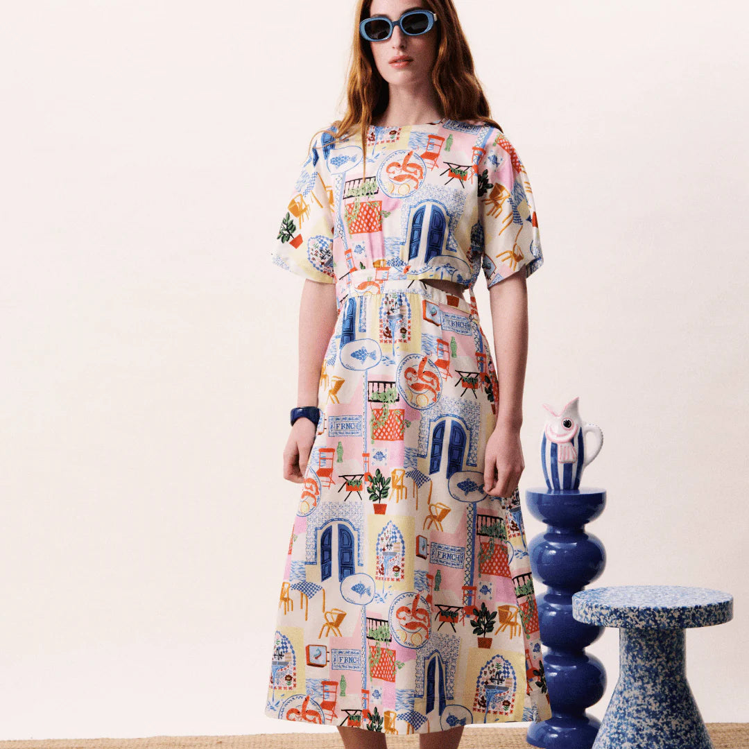 Perle Dress in Bord De L'Eau