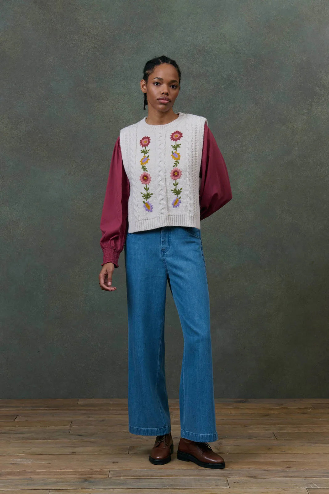 Adela Jumper in Cream