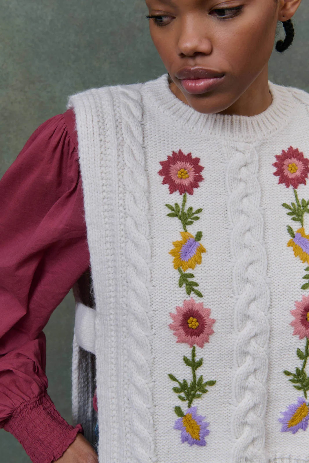 Adela Jumper in Cream