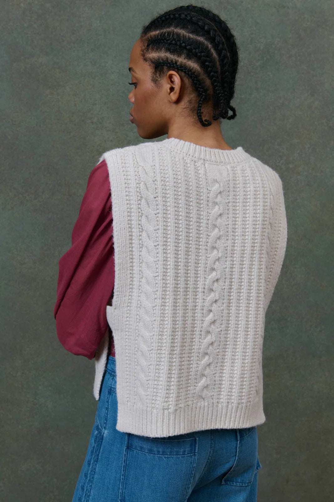 Adela Jumper in Cream