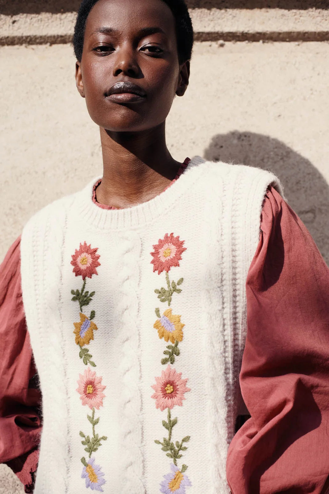 Adela Jumper in Cream