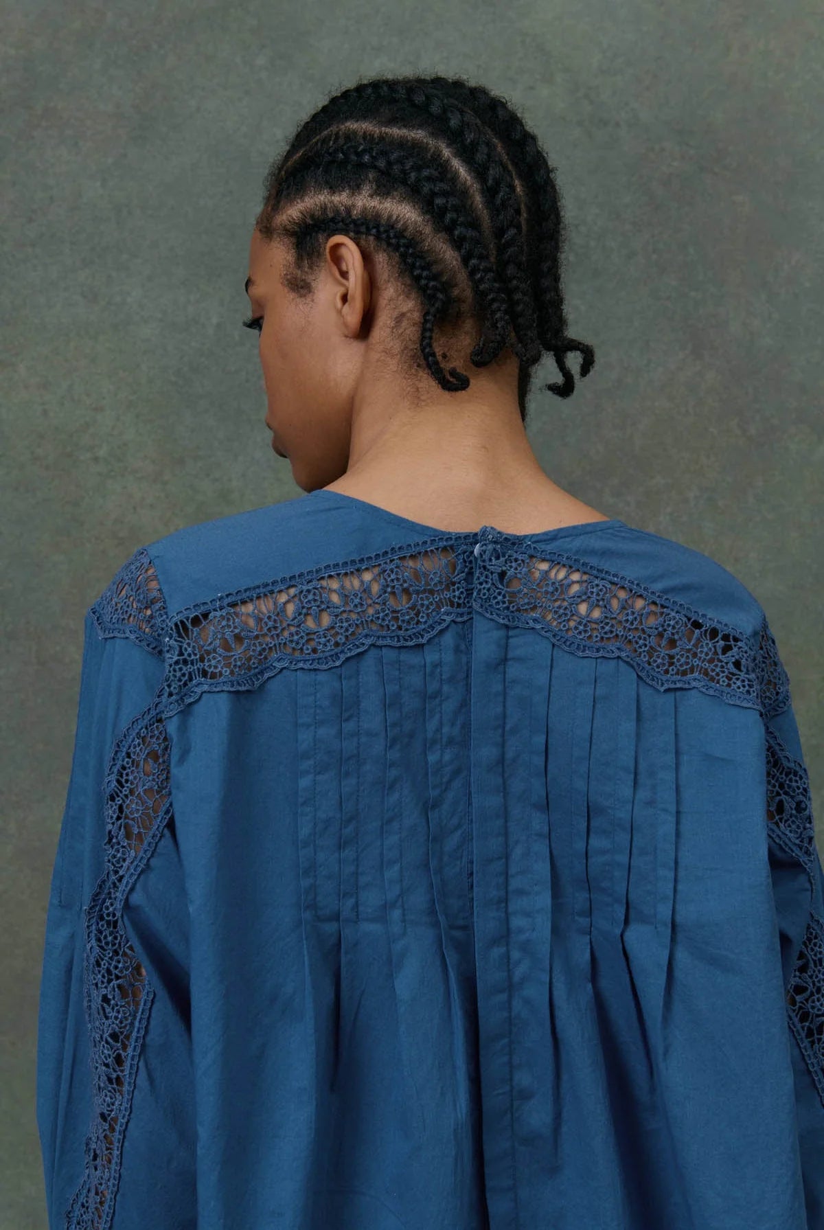 Jeannine Blouse in Blue