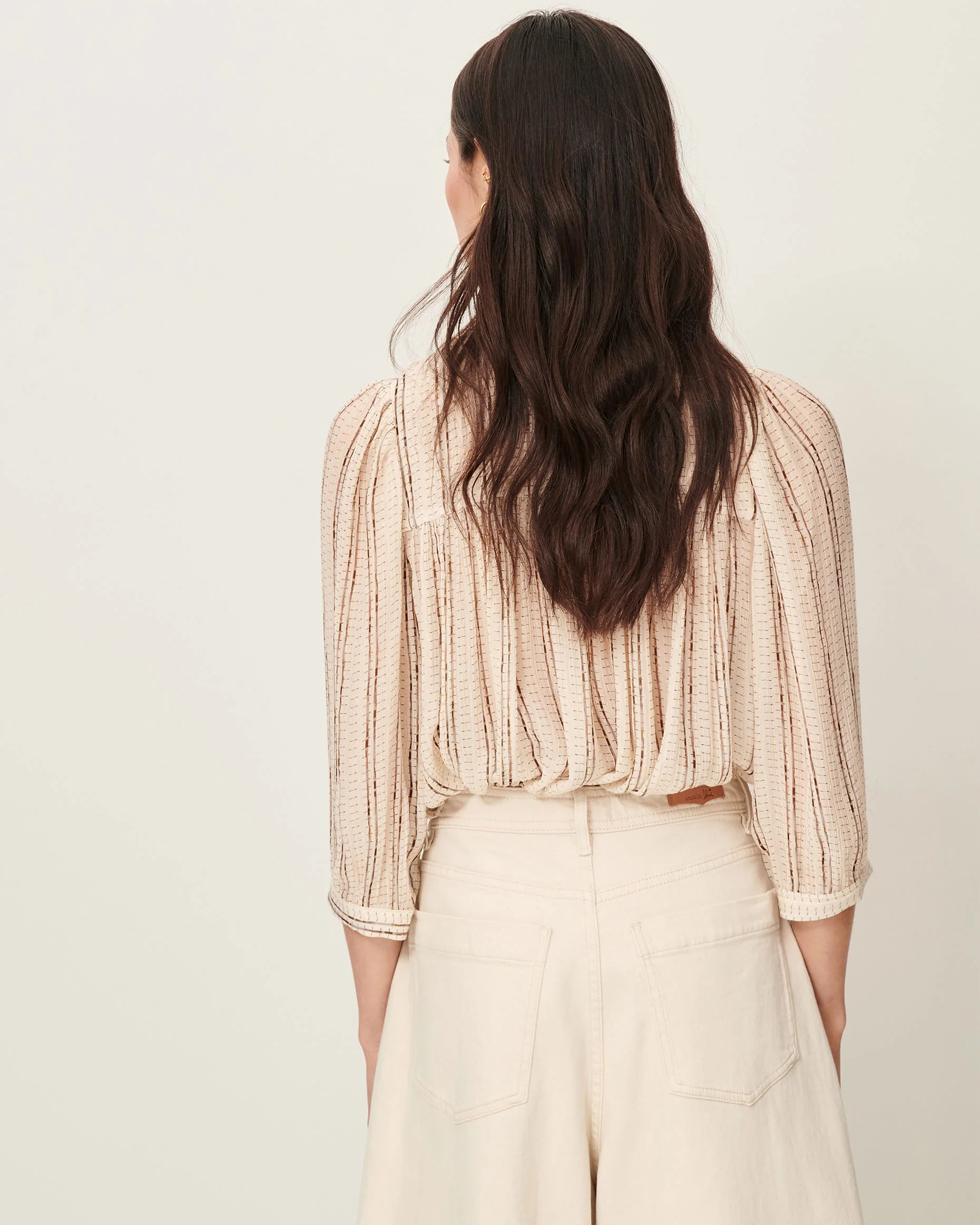 Lylee Top in Whip Plum Ikat