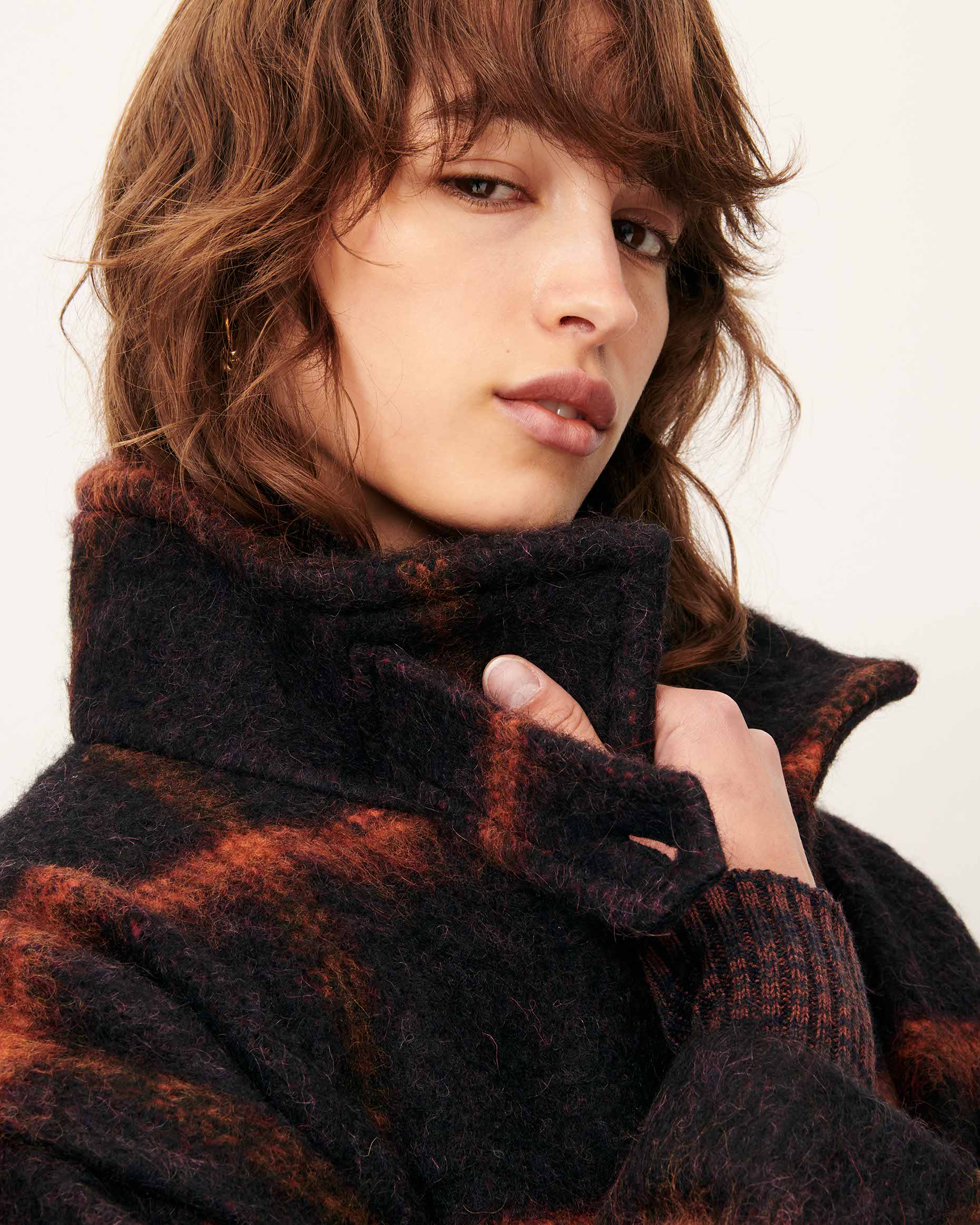 Paolino Coat in Navy Rust