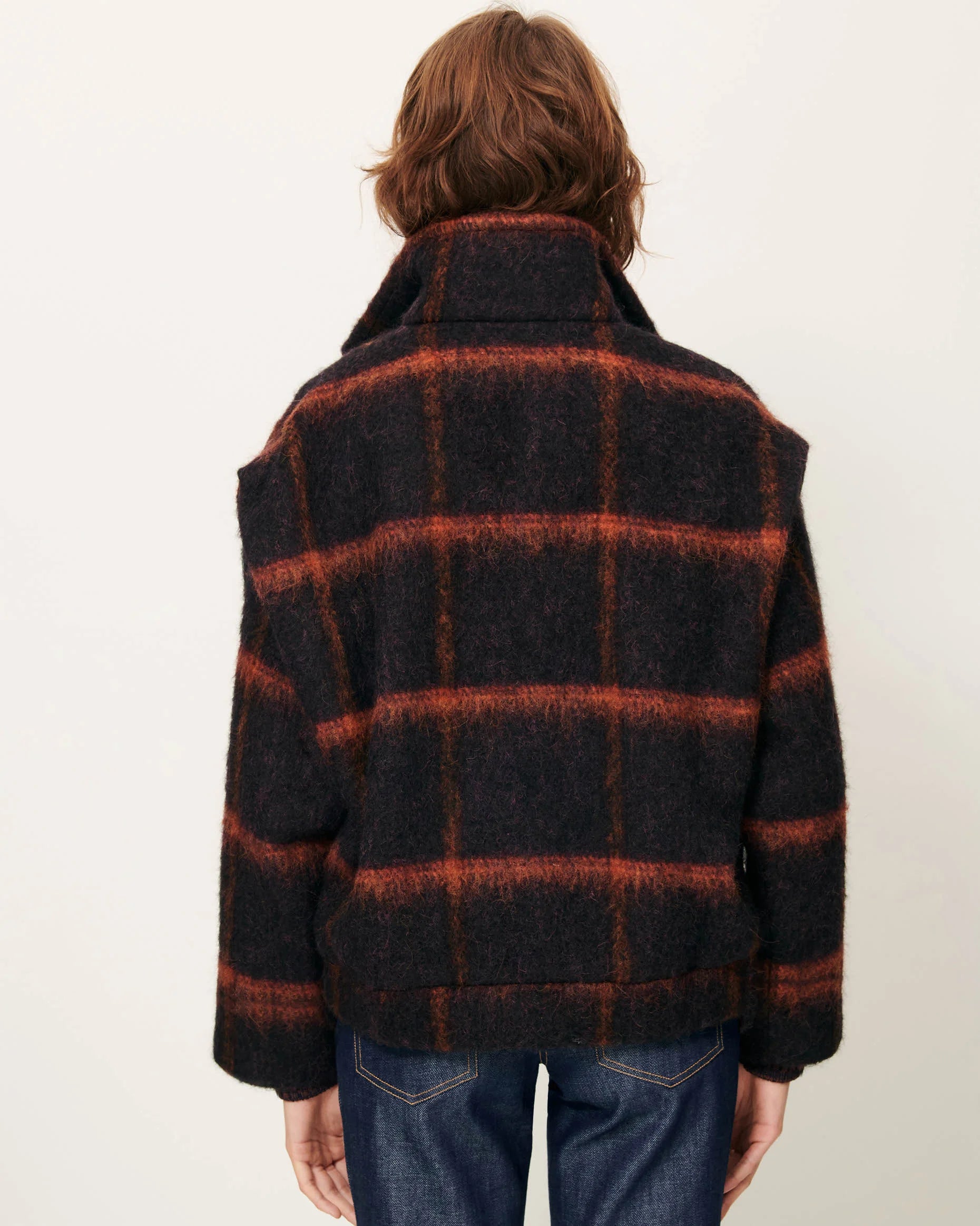 Paolino Coat in Navy Rust