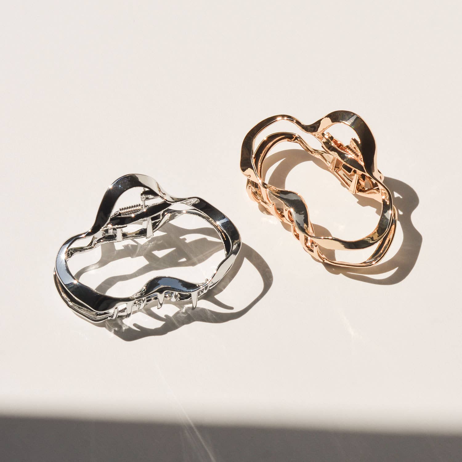 Wave Hair Claw Clip | Gold