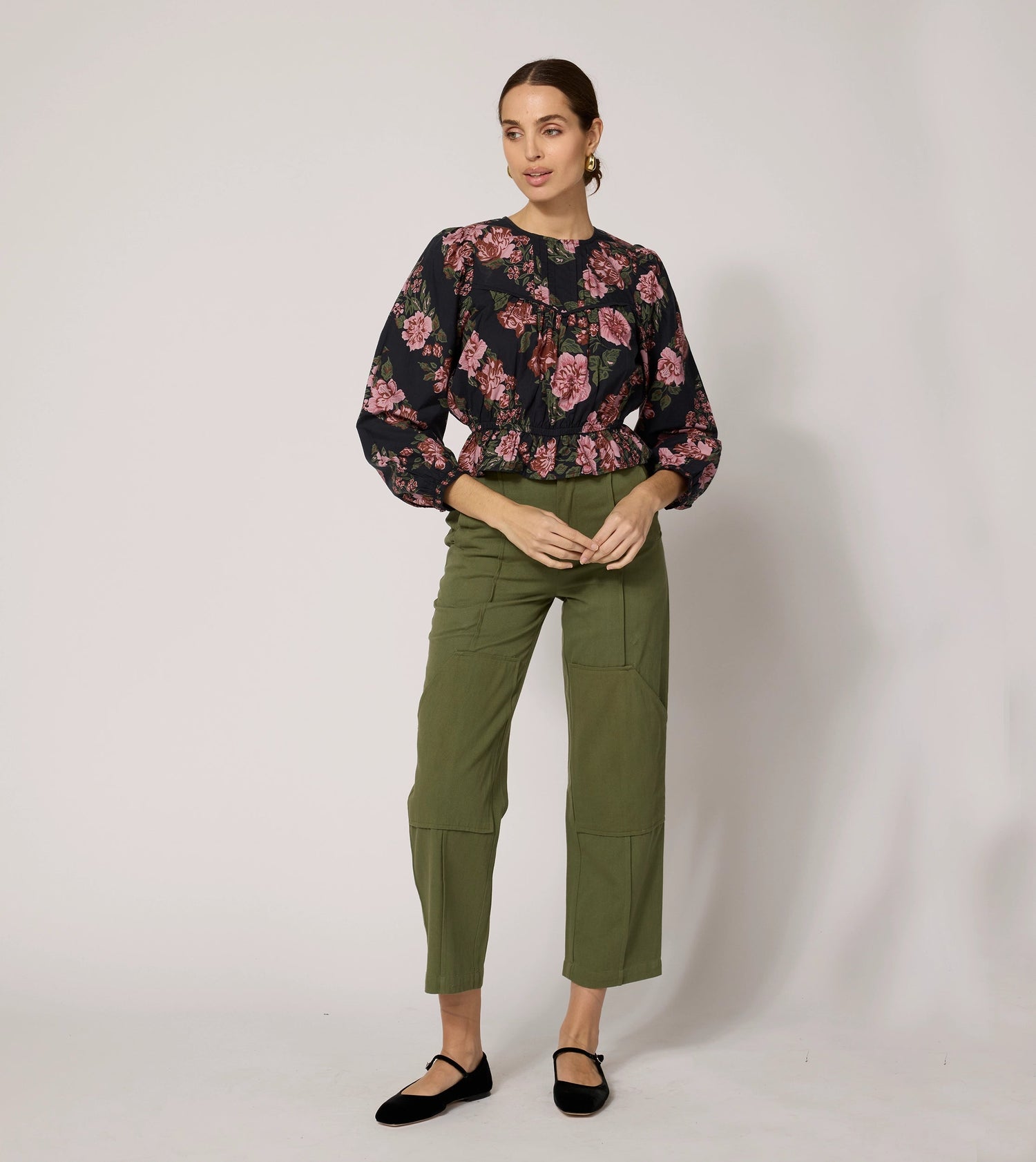 Bernadette Blouse in Juliet Print