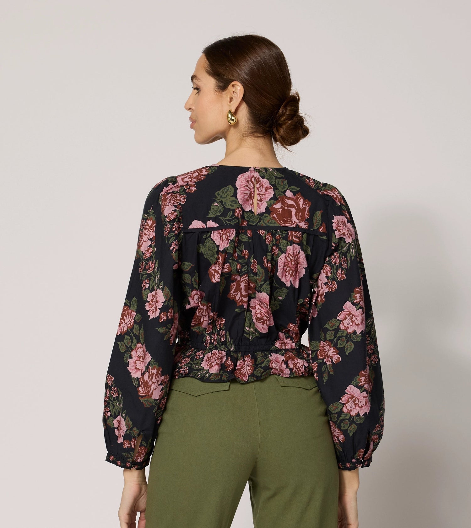 Bernadette Blouse in Juliet Print