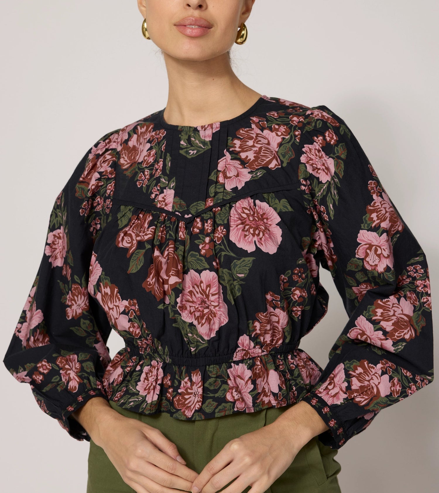 Bernadette Blouse in Juliet Print