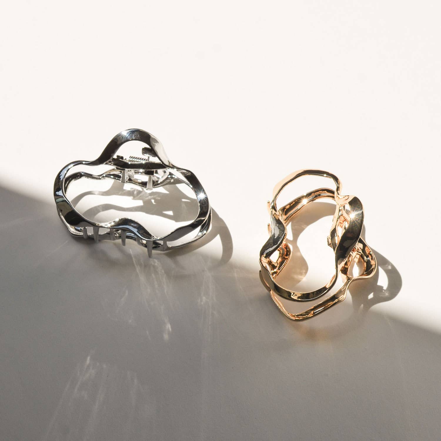 Wave Hair Claw Clip | Gold