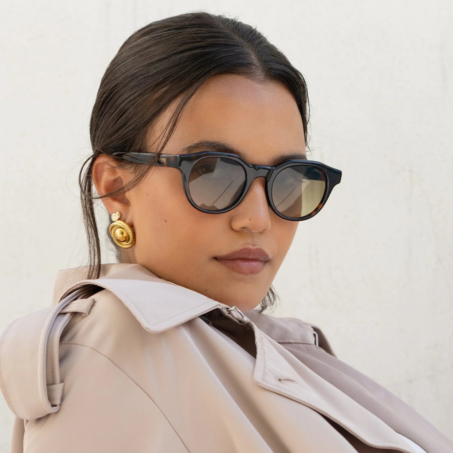 Cameron Acetate Uni Rnd Sun Tortoise/Grn