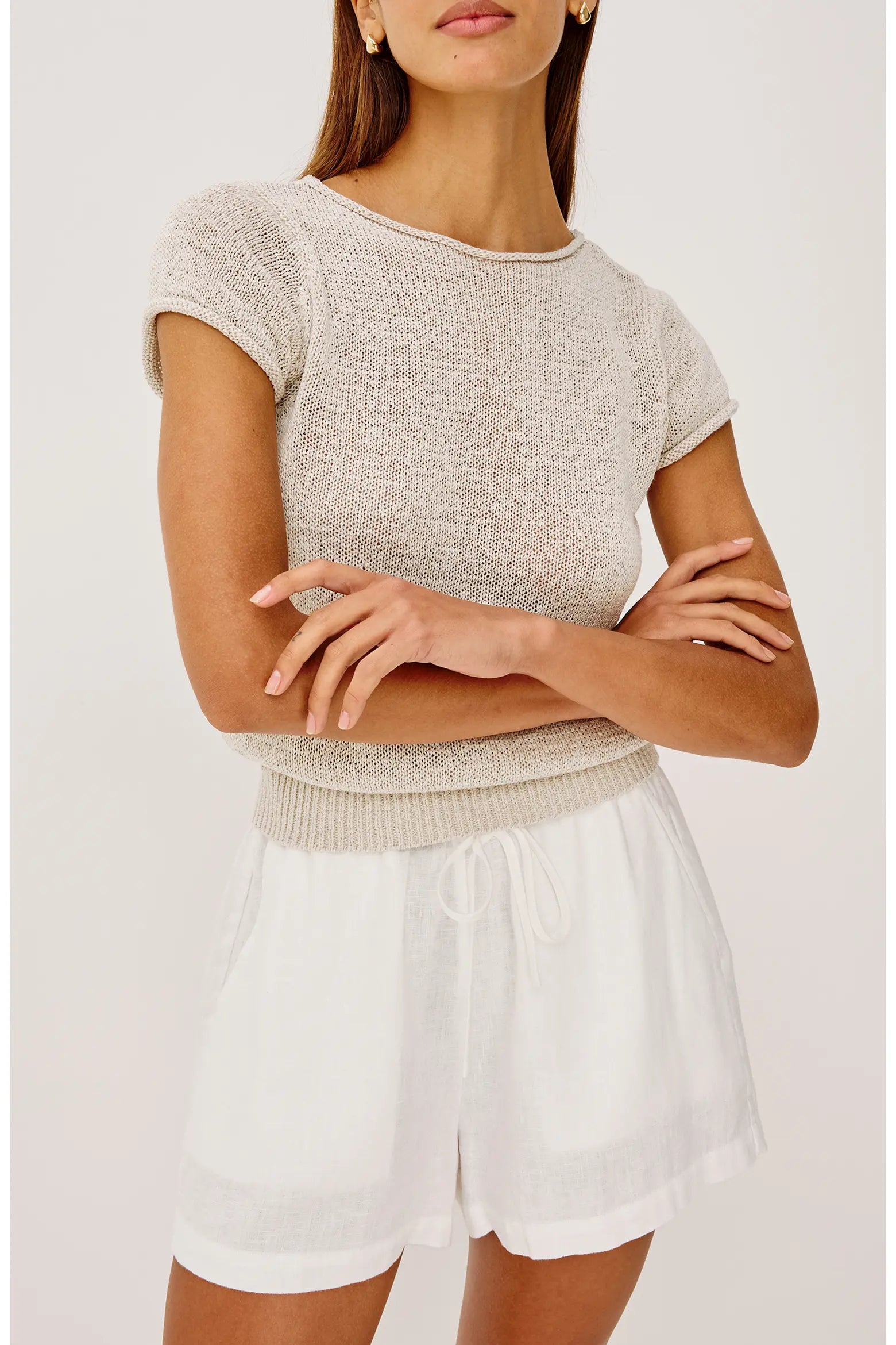 Cady Top in Stone
